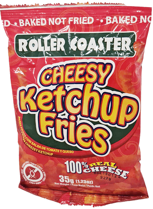 Roller Coaster Cheesy Ketchup Fries